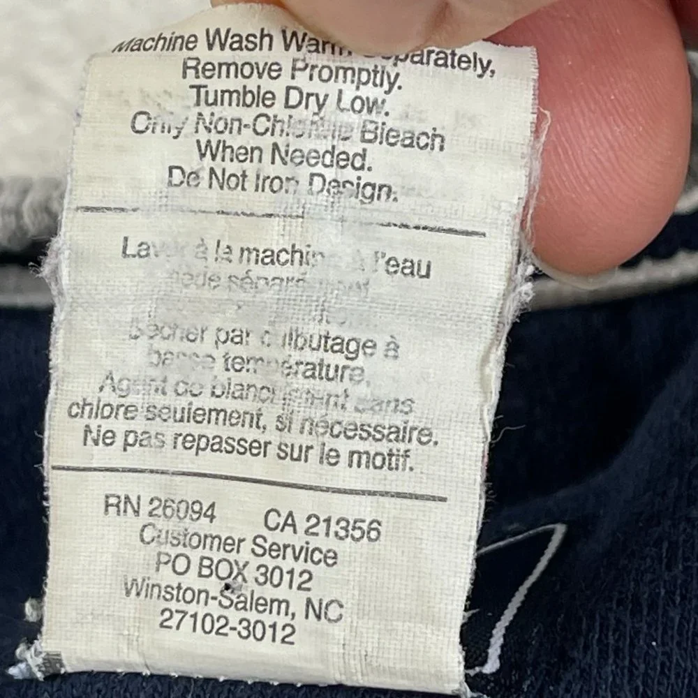 Champion Sweatshirt Unisex L Gray Crewneck Embroidered Logo Vintage Y2K Pullover - Picture 9 of 10